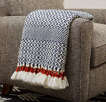 Load image into Gallery viewer, Fringe Throw Blanket