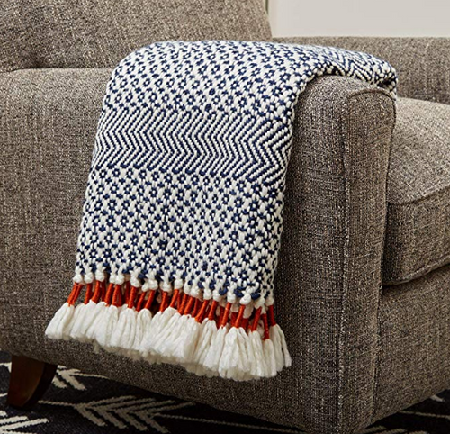 Fringe Throw Blanket